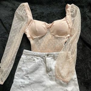 American eagle white skirt (Size S)